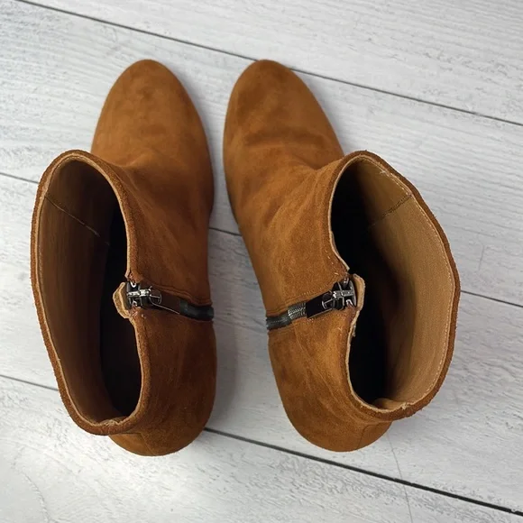 Thursday Boot Co. Paloma Suede Boots in Spice 9 S42